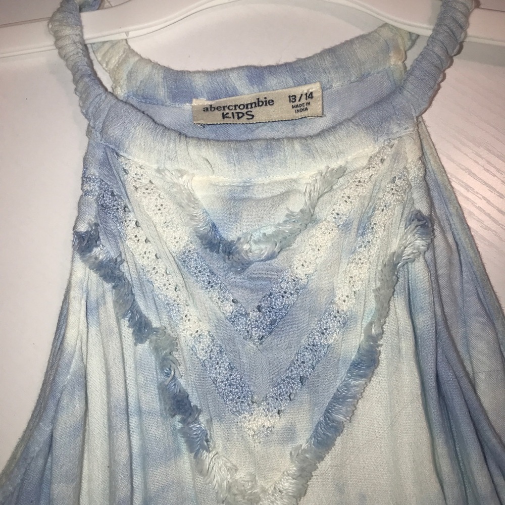 Abercrombie and Fitch blue tie-dye dress